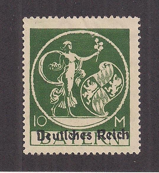 GERMAN STATES - BAVARIA SC# 274    FVF/MNG  1920