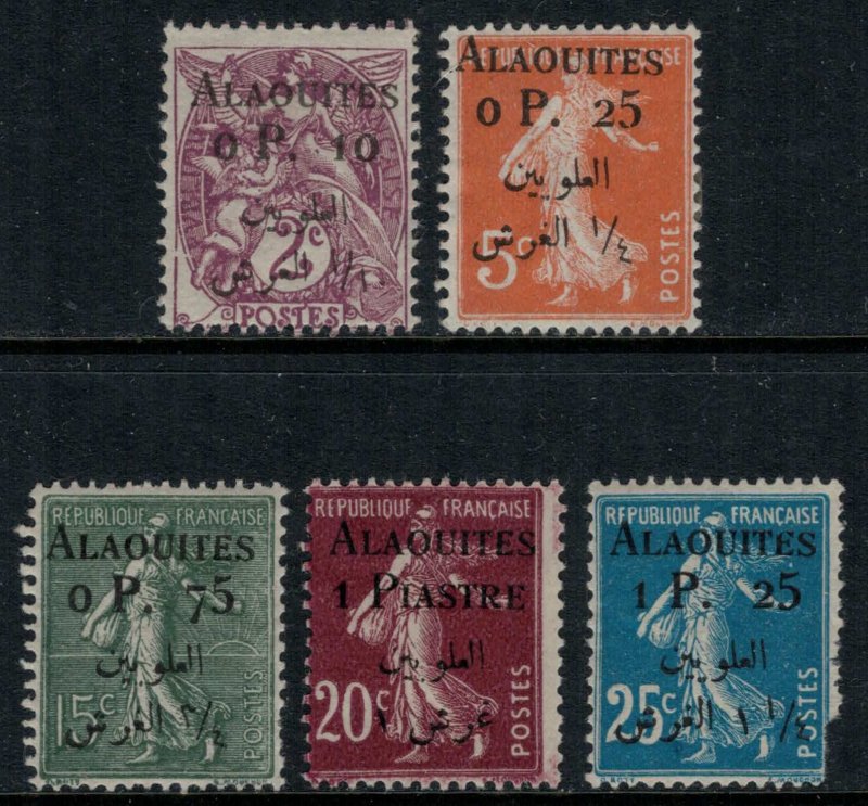 Alaouites #1-4*  CV $19.25  (#5 minor defects included free)