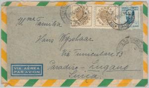 58549 -  BRAZIL  - POSTAL HISTORY:  COVER to SWITZERLAND - 1951