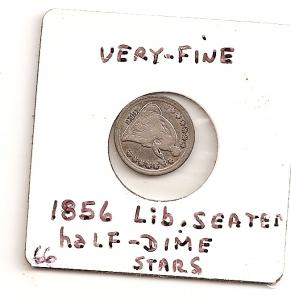 HIGrade 1856 Liberty Seated Half Dime