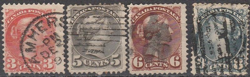 Canada #41-4 F-VF Used CV $25.05 (A16395)