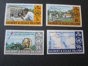 Gilbert & Ellice Islands 1973 Sc 218-221 set MNH