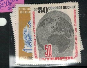 Chile Interpol SC 437-8 MNH (9exv) 