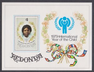 ANTIGUA REDONDA - 1979 INTERNATIONAL YEAR OF THE CHILD - MIN. SHEET MINT NH