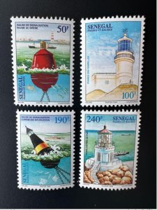 Senegal 1998 Mi. 1567 - 1570 Lighthouses & Beacons Lighthouse Lighthouse-
