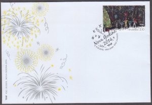 CROATIA Sc # 896 FDC - NEW YEARS 2014