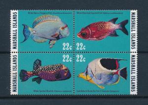 [53157] Marshall Islands 1985 Marine life Fish light toned MNH