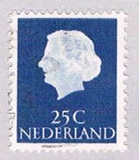 Netherlands 348 Used Queen Juliana 1953 (BP32722)