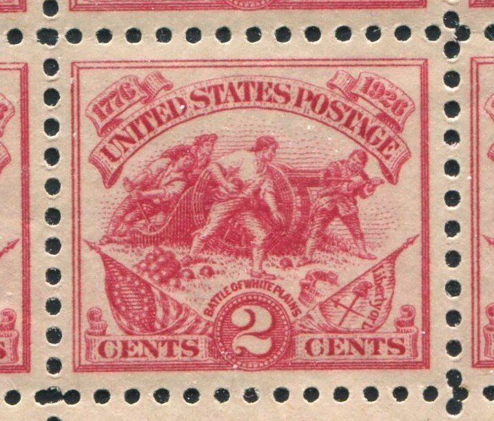 630 2c Battle of White Plains Souvenir Sheet, MNH OG VF Cat Val $575