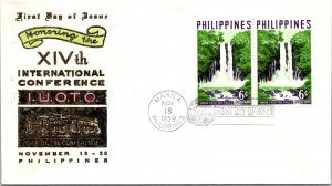 Philippines FDC 1959 - 14th Gen Assy IUOTO - 2x6c Stamp - F43550