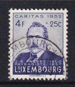 Luxembourg   #B172  used 1952  Fresez  4fr