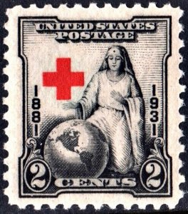 SC#702 2¢ Red Cross Issue (1931) MNH