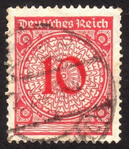1923, Germany 10pfg, Used, Sc 325