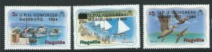 ANGUILLA SG625/7 1984 U.P.U CONGRESS MNH