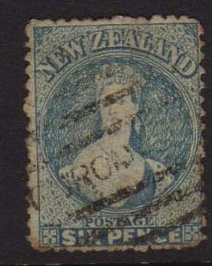 New Zealand FFQ Chalon 6d SG 136 FU