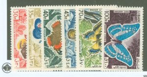 Lebanon #C427/C433  Single (Complete Set) (Butterflies)