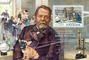 2015 TOGO MNH. LOUIS PASTEUR   |  Y&T Code: 1005  |  Michel Code: 6823 / Bl.1180