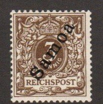 Samoa Stamp 51  - Angled overprint