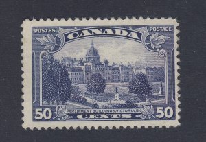 Canada MNG Stamp #226-50c Victoria Parliament MNG Fine Guide Value = $20.00