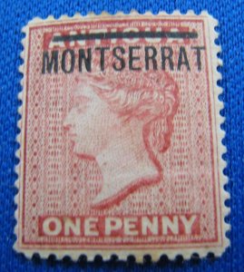 MONSERRAT 1884  -  SCOTT # 6   MLH   (m2)