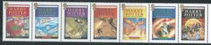 Great Britain 2485a 2479-85 2007 Harry Potter strip MNH