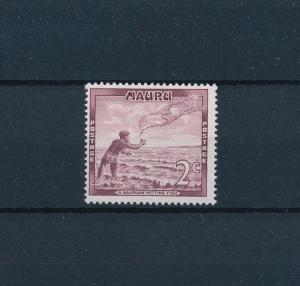 [49324] Nauru 1966 Fishing from set MNH