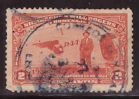 Nicaragua Scott C237 Used airmail