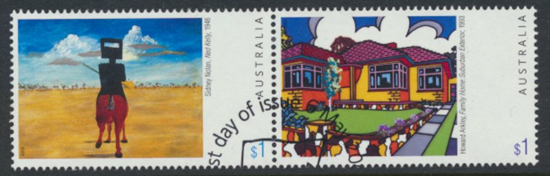 Australia SG 2297a  SC# 2149a Used  with FD cancel Paintings see details & scan