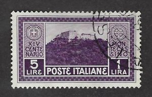 Italy  SC#237 Used VF hr SCV$175.00...Worth a view!!