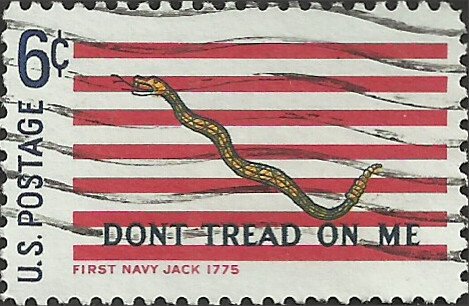 # 1354 USED FIRST NAVY JACK 1775