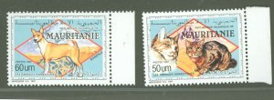 Mauritania #693-94  Single (Complete Set) (Animals)