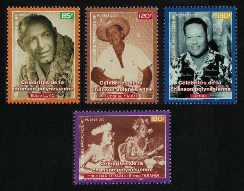 Fr. Polynesia Entertainers 4v 2001 MNH SG#902-905