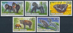 1993 Cook Islands 1385-1389 Fauna 10,00 €