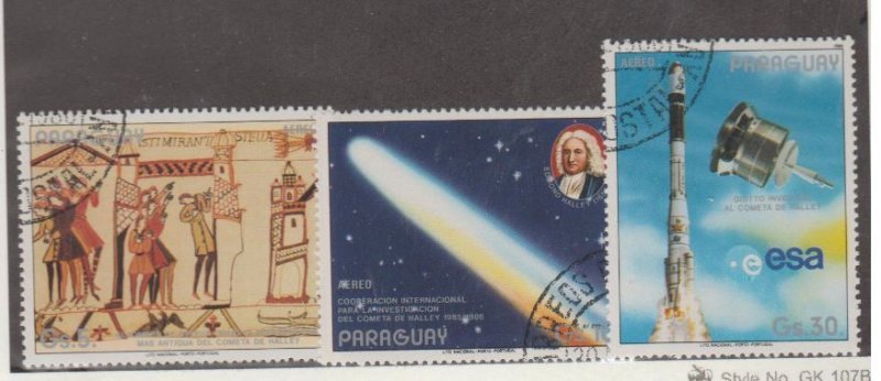 Paraguay Scott #C641-C642-C643 Stamps - Used Set
