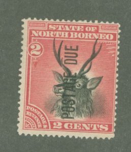 North Borneo #J1 Unused Single