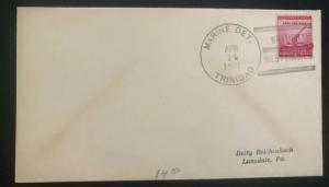 1941 USA Navy Marines Station Trinidad Cover To Lansdale Pa USA