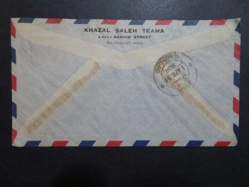 Iraq 1953 Commercial Cover to USA (VIII) - Z8610