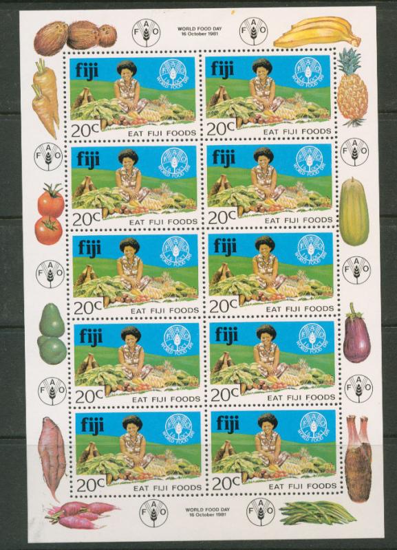 Fiji   SG  619     MUH   Sheet  of 10 stamps