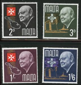 MALTA  Scott 344-47 MH* stamp set