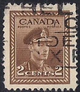 Canada #250 2 cent King George 6, VF used