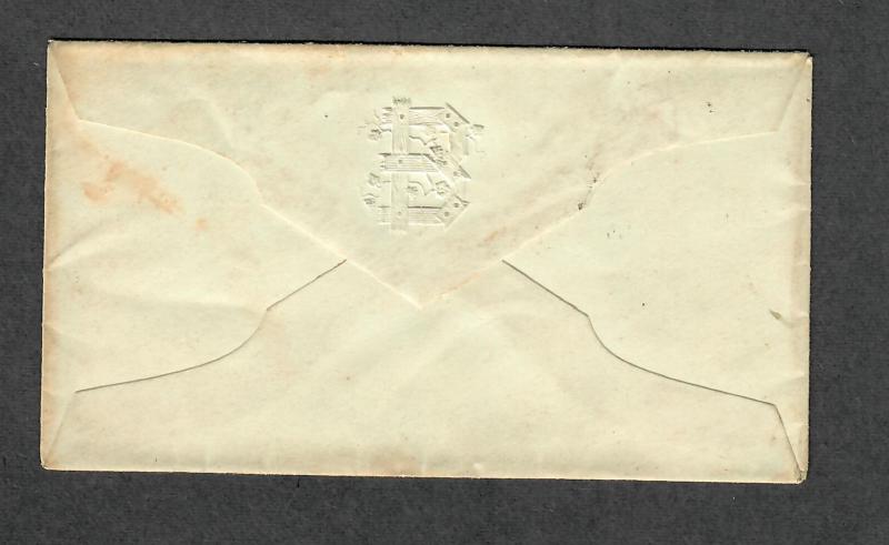 Gaines Cross Roads Virginia DPO 4 M/S Cancel 19th Century Cover