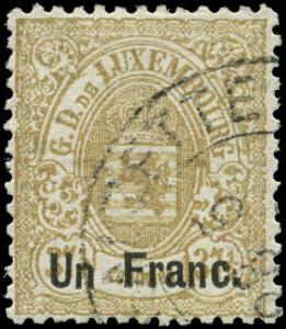 Luxembourg  Scott #39 Used Cats $27.50