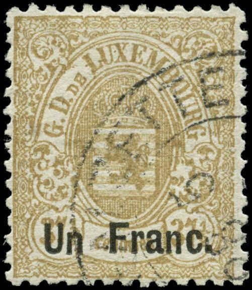 Luxembourg  Scott #39 Used Cats $27.50