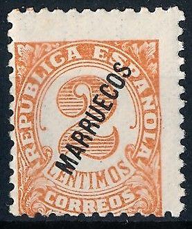 [68483] Spanish Colony Tanger 1933 Number two OVP Marruecos  MNH