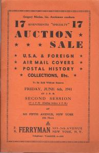 Ferryman: Sale # 17  -  U.S.A & Foreign, Airmail Covers, ...