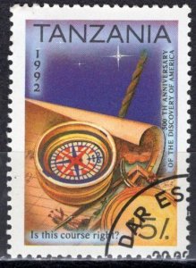 Tanzania 1992: Sc. # 987; Used CTO Single Stamp