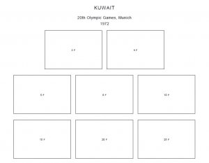 PRINTED KUWAIT 1923-2010 STAMP ALBUM PAGES (189 pages)