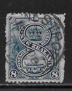 New Zealand 116 8d Maori Canoe single Used