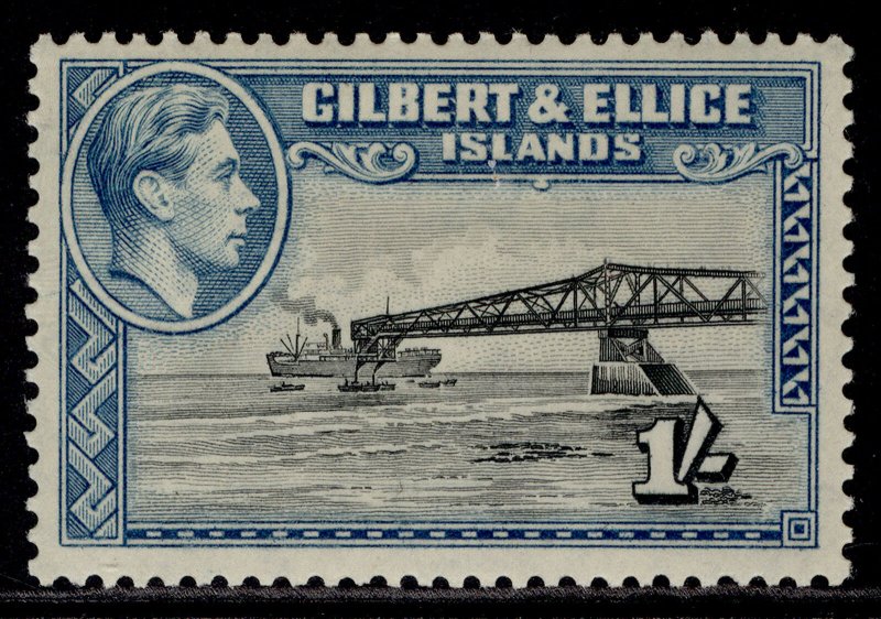 GILBERT AND ELLICE ISLANDS GVI SG51a, 1s, M MINT. Cat £20. 