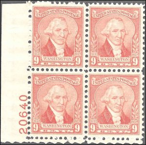 714 Mint,OG,NH... Plate Block of 4... SCV $45.00